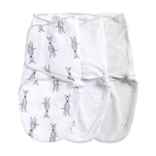 aden by aden + anais wrap swaddle 3 pack, zebra adventure
