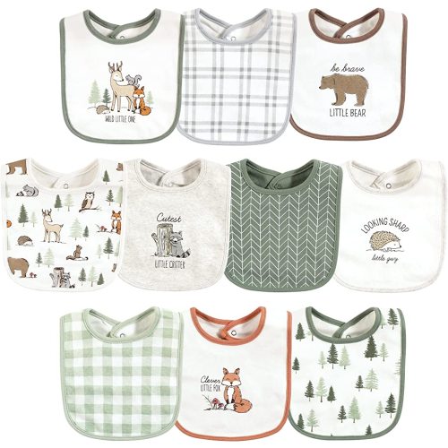 Hudson Baby Cotton Bibs