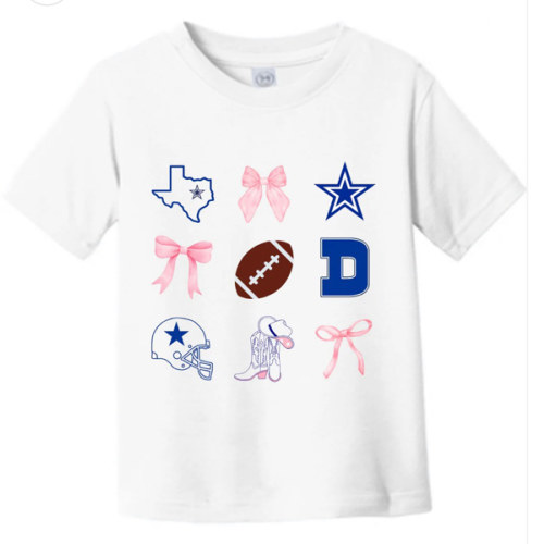 T-Shirt, Coquette Football Dallas Cowboys – Kenna + Kilo