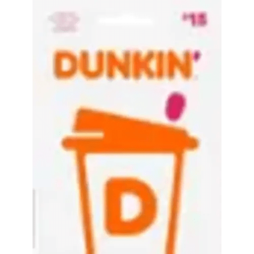 Dunkin' Donuts - $15 Gift Card