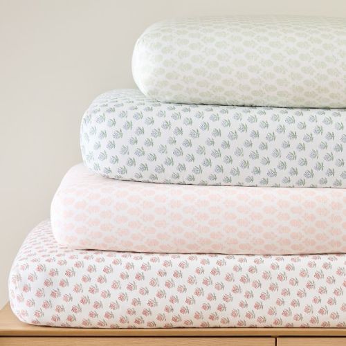 Thistle & Begonia Crib Sheet Bundle