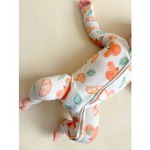 Clementine Zipper Romper