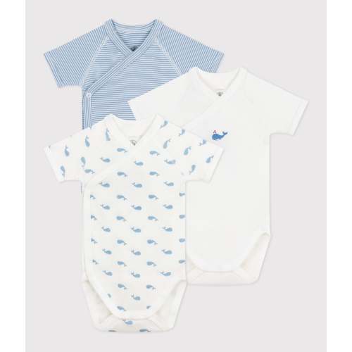 Baby 3 pack crossover bodysuit- 6 mos