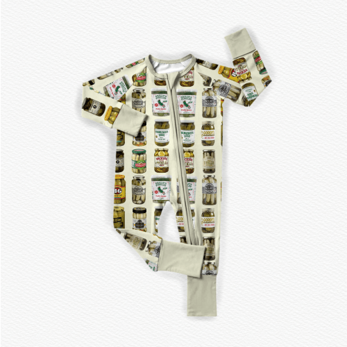 Just Dill With It Bamboo Zippy Pajamas