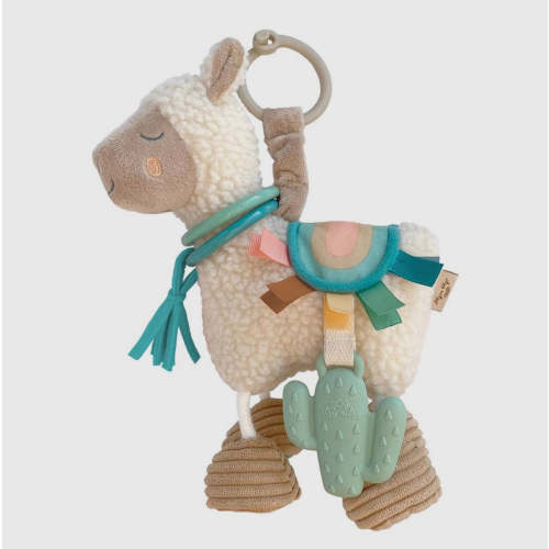 Llama plush teether car seat toy