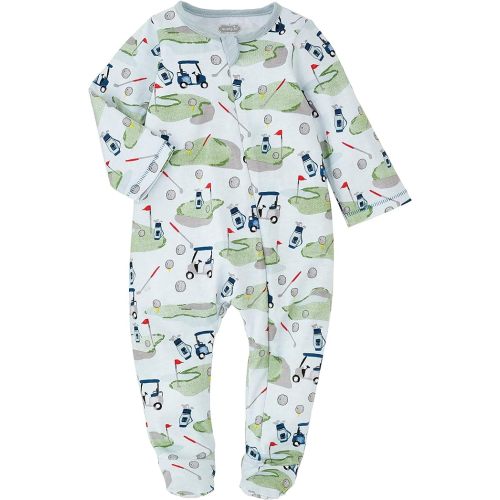 Mud Pie baby-boys Baby Boys Golf Footed SleeperMud Pie Baby Boys Golf Footed Sleeper - 3 Months - Blue