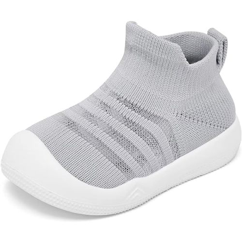 Eashi Baby Boy Girl Non-Skid Indoor Infant Walking Shoes Breathable Warm Elastic Sock Shoes with Memory Sole Protect Toes Outdoor Sneakers