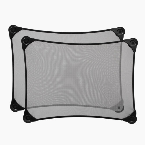 Sprucely Car Stretch Shades - Black