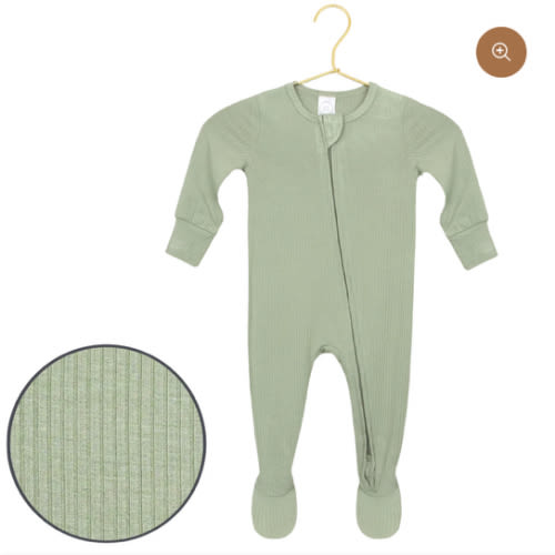 Ellis Ribbed Zipper Footies