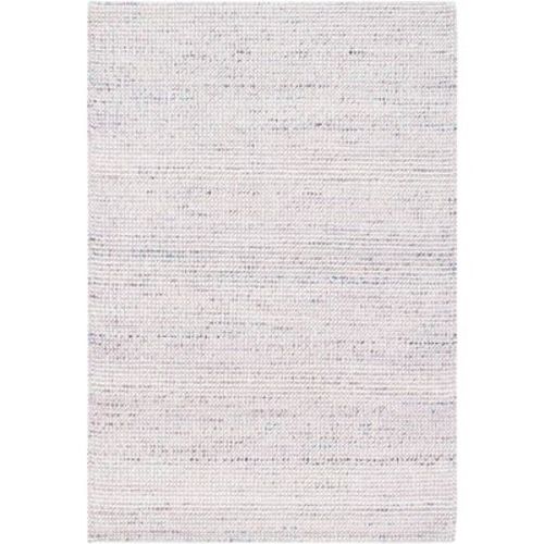 Vermont VRM401 Hand Woven Indoor Area Rug - Ivory/Purple - 8'x10' - Safavieh