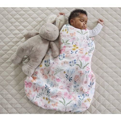 Wildflower Butterfly Wearable Blanket