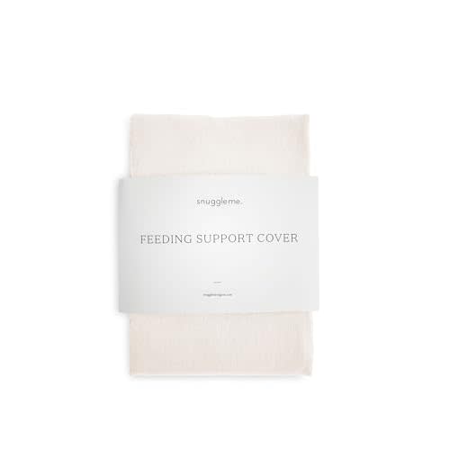 Snuggle Me Organic Nursing Pillow Cover, 100% Organic Cotton - Natural | Machine Washable Breastfeeding Support Cover, Slipcover for Baby Girls Boys Newborn