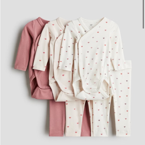 6-PIECE BODYSUIT AND PANTS SET