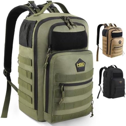 HighSpeedDaddy - Baby Diaper Backpack, Military-Grade, Waterproof, Compact Baby Travel Bag w/Stroller Straps & Tablet Sleeve