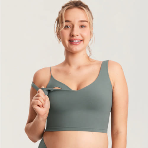 Mōmanda Nursing Crop Tank Top