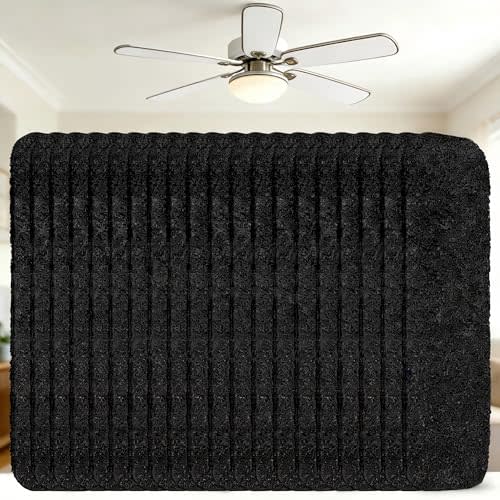 Ceiling Fan Filters for Blades, 20Pcs Activated Coconut Shell Carbon Ceiling Fan Air Purifier Pads, Easily Sticks Unscented Air Filters for Common Household Contaminants