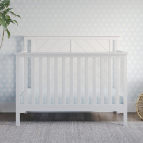 Hampton Flat Top 4-in-1 Convertible Crib