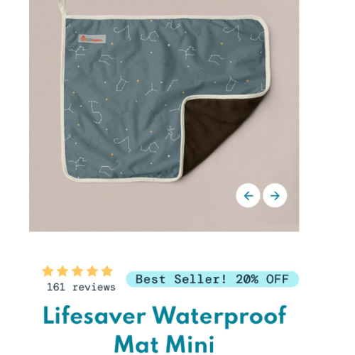 Multi-Purpose Waterproof Mat for Potty Training, Mattress Care & More