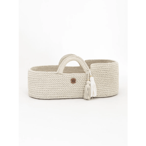 XL Moses Basket with Straight Hood | Safe & Unique by Anzy Home