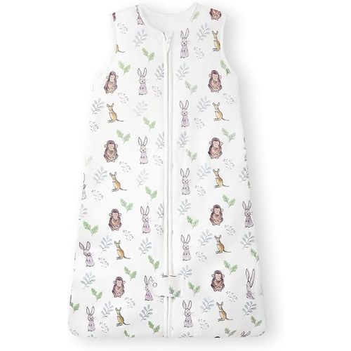 TotAha Sleep Sack 6-12 Months TOG 1.0, Soft Quilted Wearable Blanket, Swaddle Transition Sleeping Bag with 2-Way Safe Zippers for Babies Girl Boy