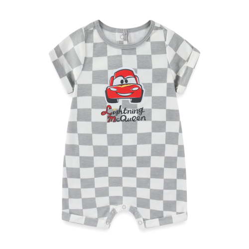 Disney Cars Lightning McQueen Short Sleeve Romper (Baby Boys), Sizes 6M-24M