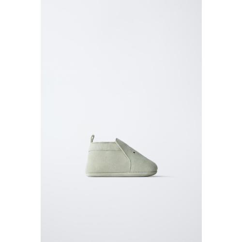 LEATHER SHOES - Sky Blue | ZARA United States