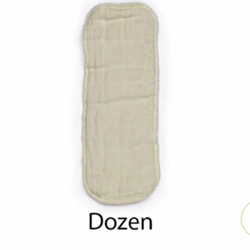 Large Cloth-eez Diaper Doubler - Natural Unbleached