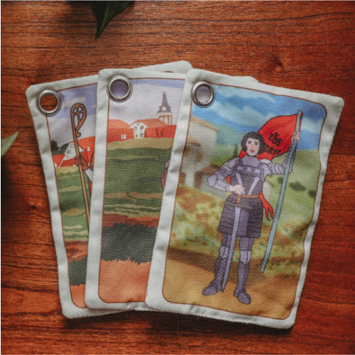 Crinkle Saint Cards