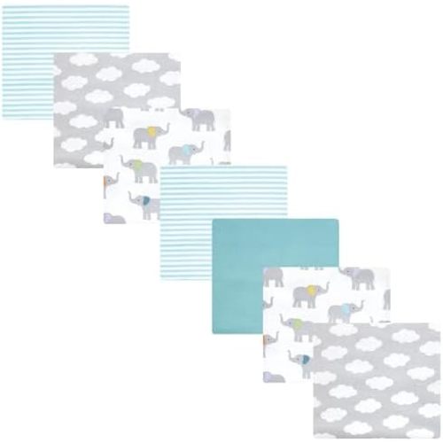 Luvable Friends Little Treasure Flannel Receiving Blankets 7pk