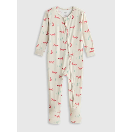 Bamboo Footie Pajama - Baby in Fox