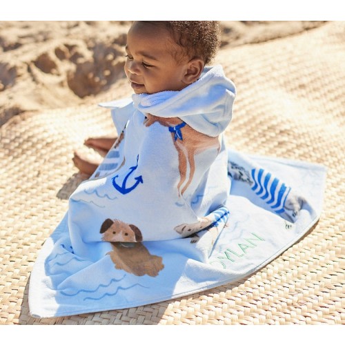 Salty Dog Baby Beach Hooded Towel UPF 50+