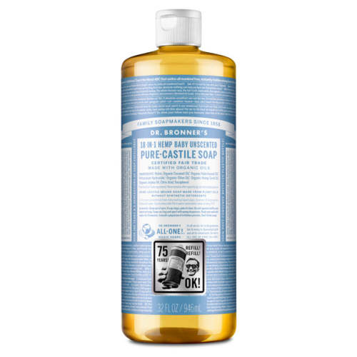Our Best Baby Soap - Unscented Baby Wash w/Organic Ingredients– Dr. Bronner's