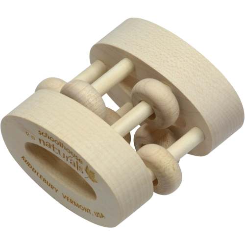 Unfinished Oval Bead Rattle | Montessori-n-Such