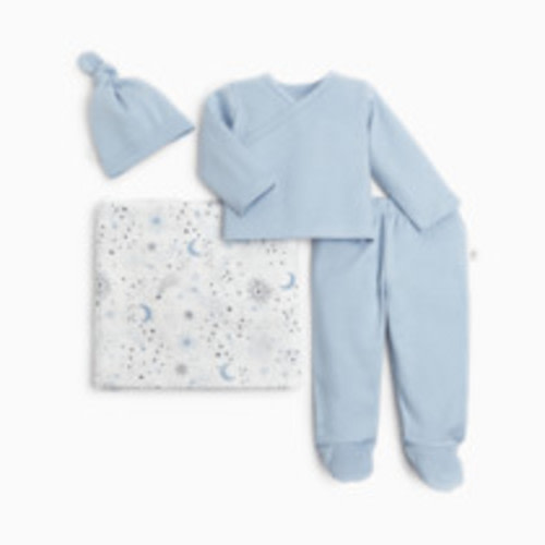 Tiny Kind New Arrivals Organic 4 Piece Gift Set - Starry Night, Newborn