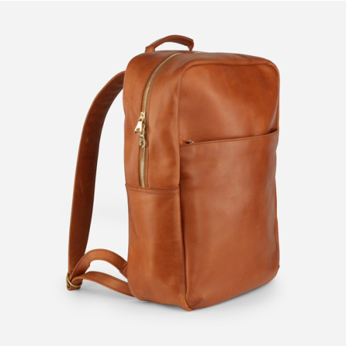 Mari Leather Backpack - Rust Brown – Parker Clay
