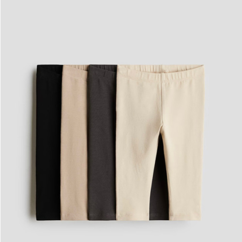 H&M 4-pack Cotton Jersey Leggings