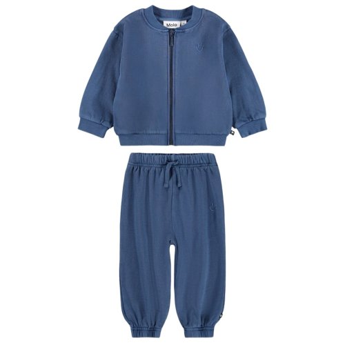 DAZZLE SMILEY ZIP UP JACKET AND SIMON SWEATPANTS by MOLO | Kids Fashion | Mini Dreamers
