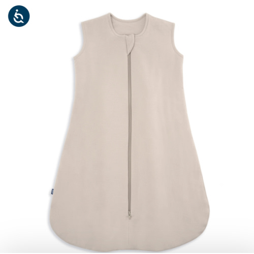 HALO - 1.5 TOG supersoft bamboo wearable blanket, double zipper sleeping bag with weighted feel - oat