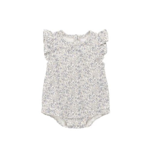 Organic Cotton Adrienne Playsuit - Tully Grey – Jamie Kay USA