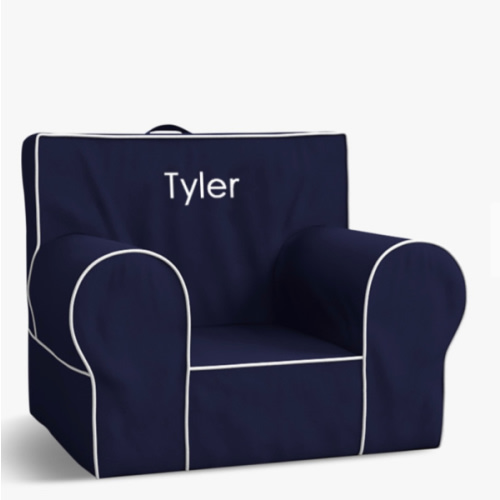 Anywhere Chair®, Navy with White Piping
