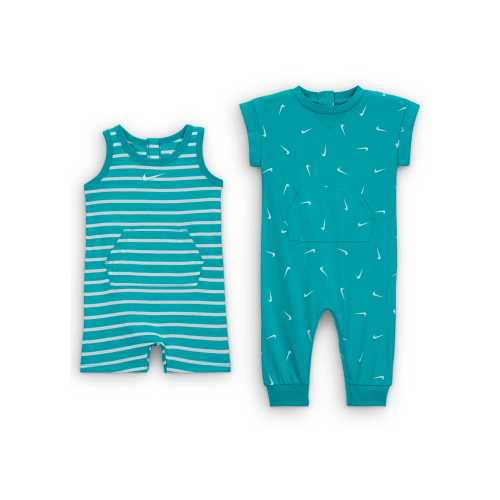 Nike Essentials Baby Short Sleeve and Tank 2-Pack Romper Set. Nike.com