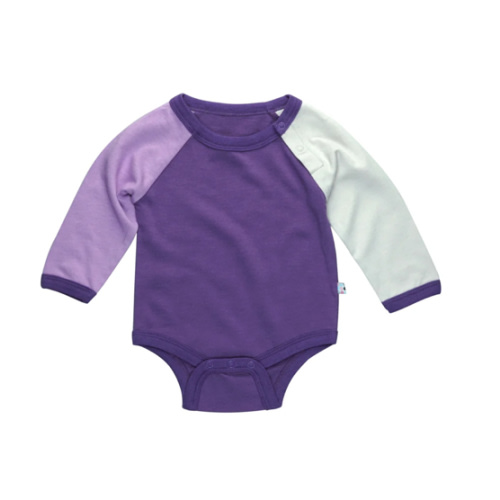 Newborn Baby Color Block Bodysuit/Onesie