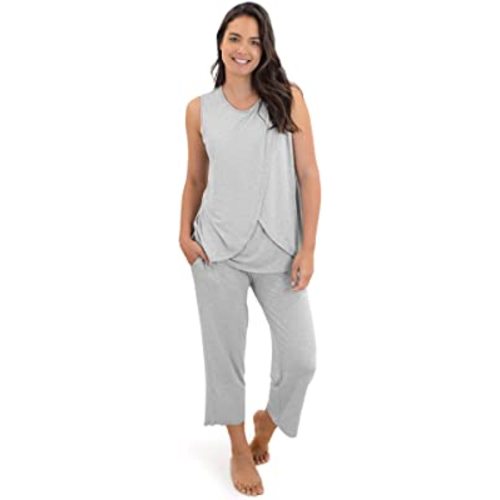 Kindred Bravely Tulip Hem Maternity Pajamas & Post Partum Lounge Sets For Women | Postpartum Pajamas For Hospital