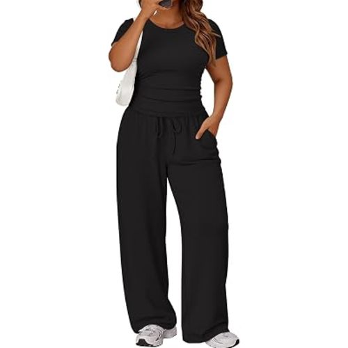 Chulianyouhuo Plus Size 2 Piece Sets for Women Airport Travel Outfits