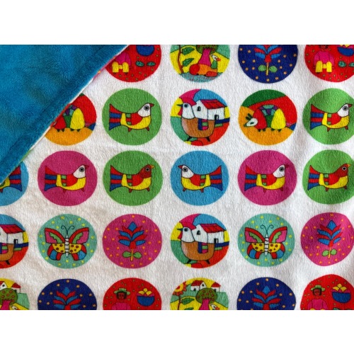El Salvador Minky Lovey: Salvadoran keepsake security blanket for baby or toddler (17 inch)
