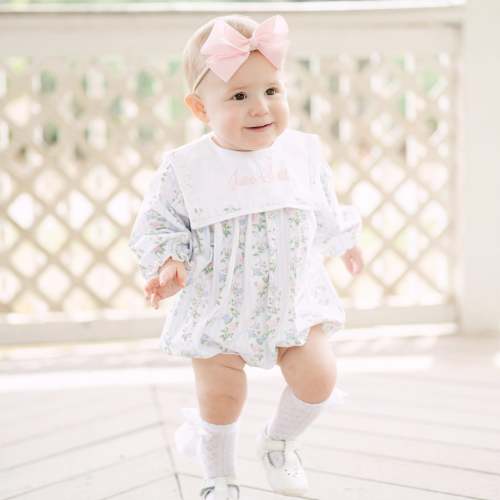Sullivan Stripes Bib Bubble – Little Bear Smocks