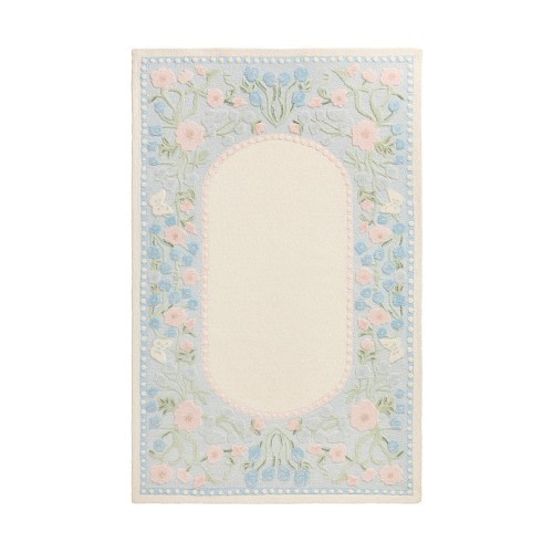 Grace's Garden Wool Viscose Floral Rug