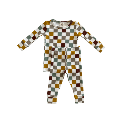 Cannoli Checkerboard / Organic 2-Piece Set