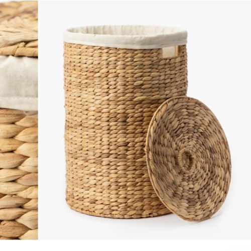 Round Water Hyacinth Basket