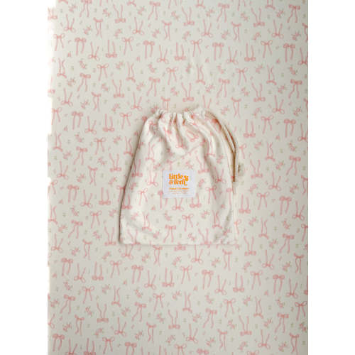 Cot Sheet | Bow Floral – Little and Fern